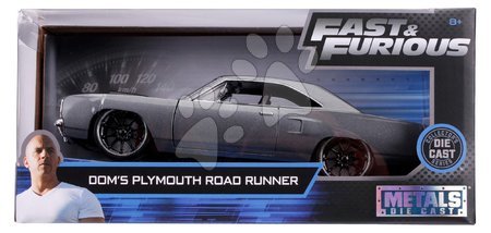 Modely - Autíčko Plymouth 1970 Road Runner Fast & Furious Jada - 8