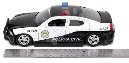 Játékautók és járművek - Kisautó rendőrautó Dodge Charger Fast & Furious Jada - 12