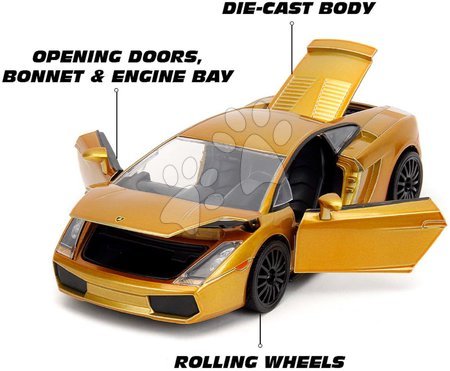 Modeli avtomobilov - Autíčko Lamborghini Gallardo Fast&Furious Jada - 13
