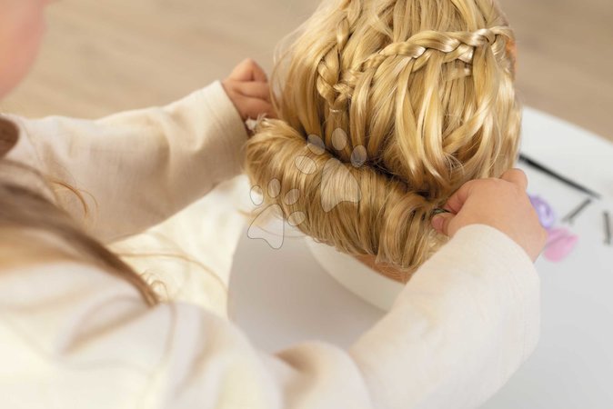 Schminktisch für Kinder - Frisierkopf für Friseure mit hellen Haaren My Beauty Blonde Styling Head Smoby - 11
