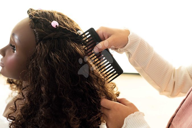 Schminktisch für Kinder - Frisierkopf für Friseure mit dunklen Haaren My Beauty Styling Head Smoby - 10