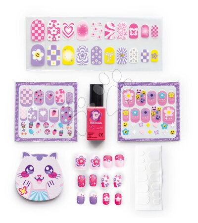  - Комплект за маникюр с лепящи се нокти Glam Nail Set Smoby