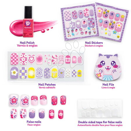  - Комплект за маникюр с лепящи се нокти Glam Nail Set Smoby_1