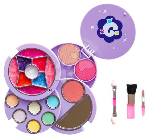  - Козметична палитра с истински сенки за очи Glam Compact Makeup Palette Smoby