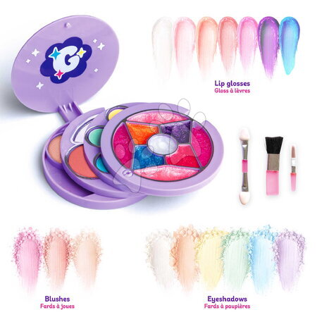  - Козметична палитра с истински сенки за очи Glam Compact Makeup Palette Smoby_1