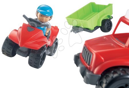 Stavebnice Abrick - Stavebnice Abrick - terénní auto s přívěsem a čtyřkolkou Écoiffier - 2