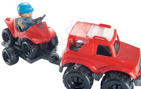 Stavebnice Abrick - Stavebnice Abrick - terénní auto s přívěsem a čtyřkolkou Écoiffier - 3