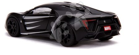 Modely - Autíčko Marvel Black Panther Lykan Hypersport Jada - 2