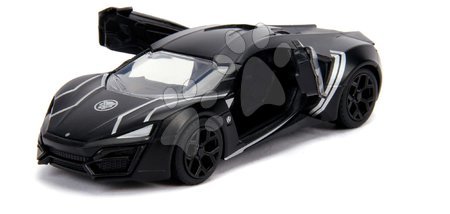 Modely - Autíčko Marvel Black Panther Lykan Hypersport Jada - 7