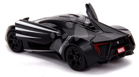 Modely - Autíčko Marvel Black Panther Lykan Hypersport Jada - 8