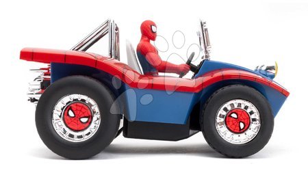 Samochodziki na pilota - Autko zdalnie sterowane RC Buggy Spiderman Marvel Jada - 7