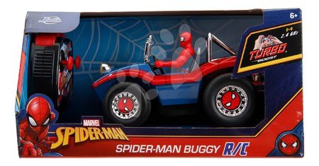 Samochodziki na pilota - Autko zdalnie sterowane RC Buggy Spiderman Marvel Jada - 14