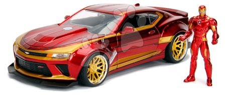 Igrače za otroke od 6. do 9. leta - Avtomobilček Marvel Iron Man 2016 Chevy Camaro Jada