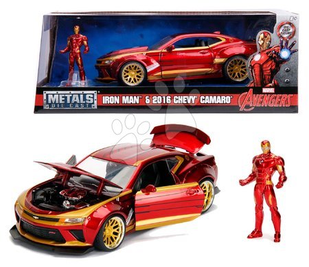 Játékautók és járművek - Kisautó Marvel Ironman 2016 Chevy Camaro Jada - 13