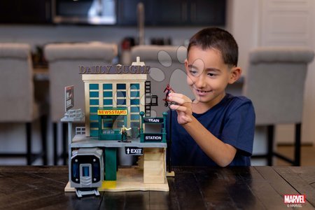 Modely - Stavebnice Marvel Spiderman NYC Deluxe Nano Scene Jada - 3