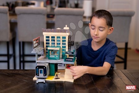 Modely - Stavebnice Marvel Spiderman NYC Deluxe Nano Scene Jada - 11