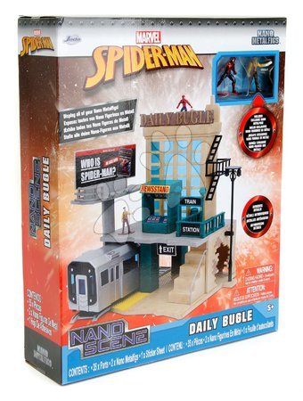 Modely - Stavebnice Marvel Spiderman NYC Deluxe Nano Scene Jada - 9