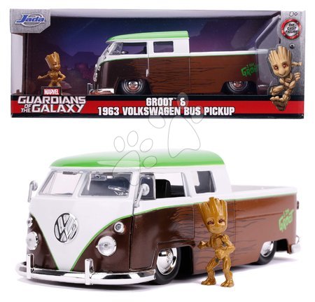 Modeli avtomobilov - Avtomobilček Marvel Groot 1963 VW Bus Pickup Jada - 17