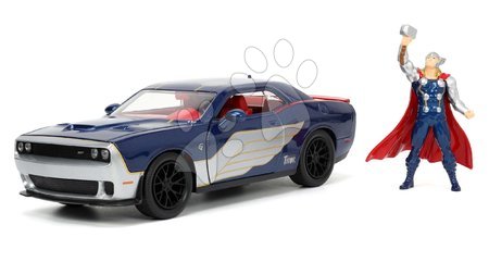 Játékautók és járművek - Kisautó Marvel Dodge Challenger SRT Hellcat Jada_1