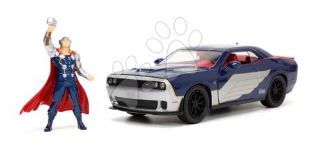 Modely - Autíčko Marvel Dodge Challenger SRT Hellcat Jada - 2