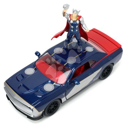 Modely - Autíčko Marvel Dodge Challenger SRT Hellcat Jada - 3