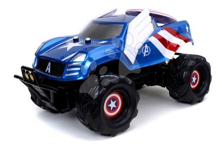 JADA - Coche teledirigido RC Attack Capitán América Marvel Jada