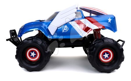 Coches teledirigidos - Coche teledirigido RC Attack Capitán América Marvel Jada - 2