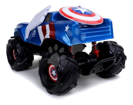 Coches teledirigidos - Coche teledirigido RC Attack Capitán América Marvel Jada - 3
