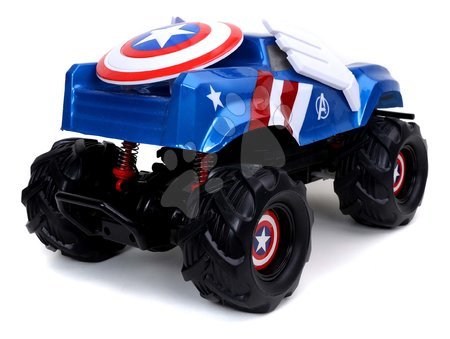 Coches teledirigidos - Coche teledirigido RC Attack Capitán América Marvel Jada - 5