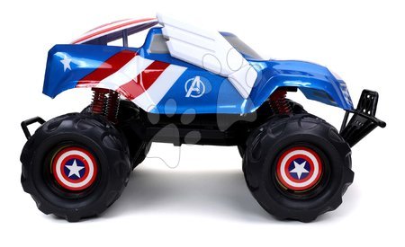 Coches teledirigidos - Coche teledirigido RC Attack Capitán América Marvel Jada - 6