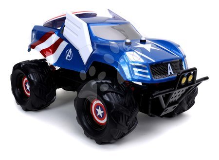 Coches teledirigidos - Coche teledirigido RC Attack Capitán América Marvel Jada - 7