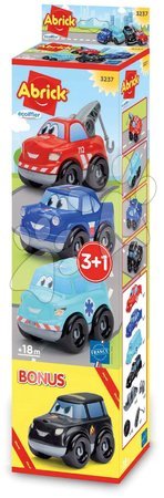 Kocke i puzzle - Autići za sastavljanje Fast Car Abrick 3+1 Écoiffier_1