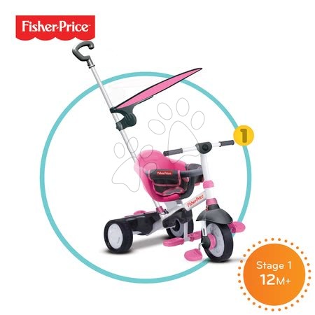 Triciclete - Tricicletă Fisher-Price Charm Plus Touch Steering smarTrike