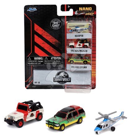 Játékautók és járművek - Kisautók Jurassic World Nano Cars Jada - 11