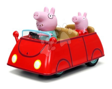 Hračky pre deti od 3 do 6 rokov - Autíčko na diaľkové ovládanie Peppa Pig RC Car Jada