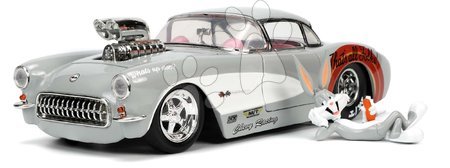 Játékok 6 - 9 éves gyerekeknek - Kisautó Looney Tunes Chevrolet Corvette 1957 Jada