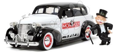 Hračky pro děti od 6 do 9 let - Autíčko Monopoly Chevy Master 1939 Jada