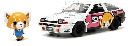 Játékautók és szimulátorok - Kisautó Aggretsuko Toyota Trueno AE86 Jada_1