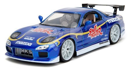 Játékok 6 - 9 éves gyerekeknek - Kisautó Mazda RX-7 1993 Street Fighter Jada