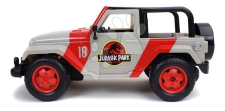 Mașinuțe și simulatoare - Mașinuță cu telecomandă RC Jeep Wrangler Jurassic World Jada_1