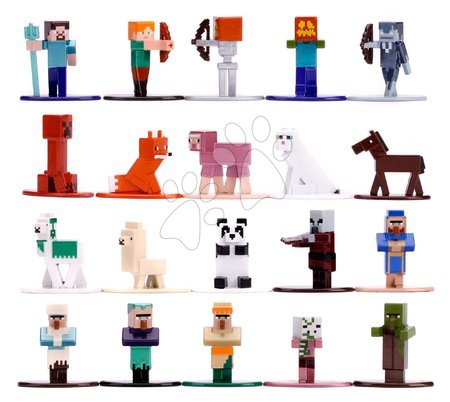 Játékok 3 - 6 éves gyerekeknek - Gyűjthető figurák Minecraft 20-Pack Jada