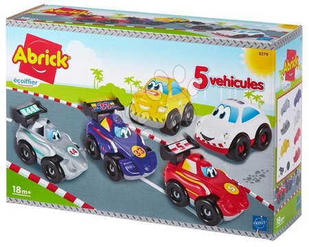 Kocke i puzzle - Kocke s formulama Abrick Brzi automobili Écoiffier