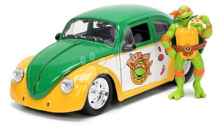 Modely - Autíčko Ninja korytnačky VW Drag Beetle 1959 Jada