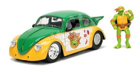 Spielzeugautos und Simulator - Spielzeugauto der Ninja Turtles VW Drag Beetle 1959 Jada_1