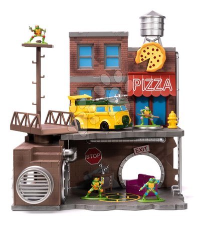 Garáže  - Stavebnice Ninja Turtles Nano Scene Jada