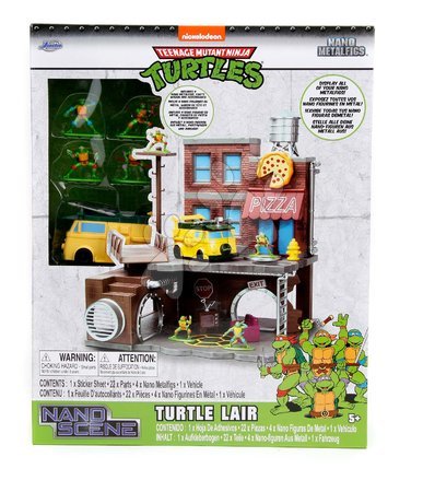 Garáže - Stavebnica Ninja Turtles Nano Scene Jada - 11