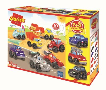 Otroške kocke Abrick - Kocke s formulami Abrick Hitri avtomobili Ecoiffier_1