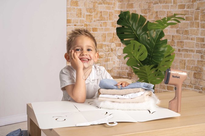 Bügeleisen für Kinder - Handdampfer mit Bügelbrett – Tefal Steam&Fold Set Smoby - 4