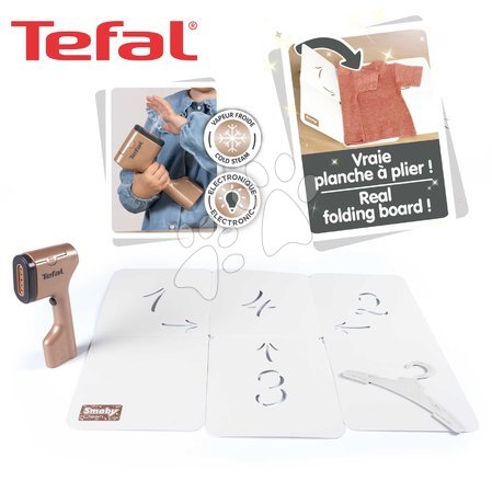 Bügeleisen für Kinder - Handdampfer mit Bügelbrett – Tefal Steam&Fold Set Smoby_1