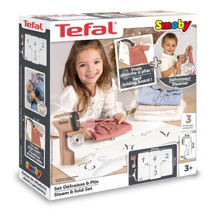 Bügeleisen für Kinder - Handdampfer mit Bügelbrett – Tefal Steam&Fold Set Smoby - 38